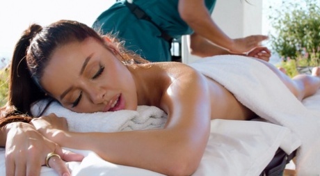 All Girl Massage featuring Vanna Bardot Porn Pics